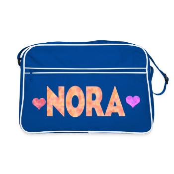 Nora - Sac Retro - bleu/blanc - Devant