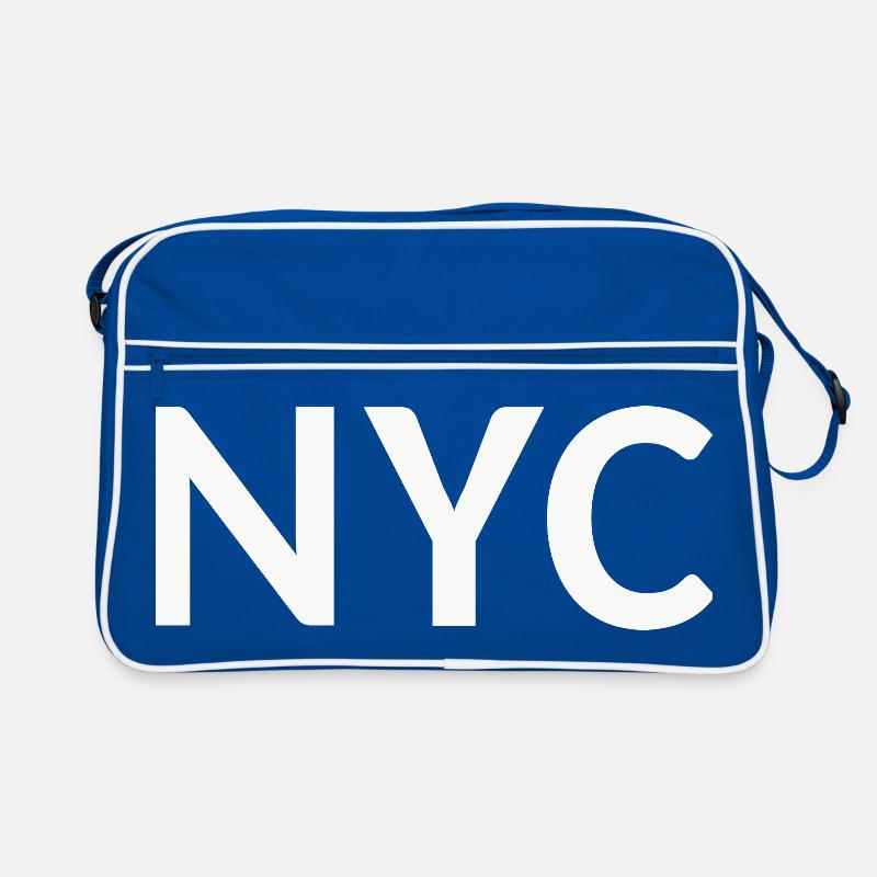 NYC Schriftzug Retro Tasche