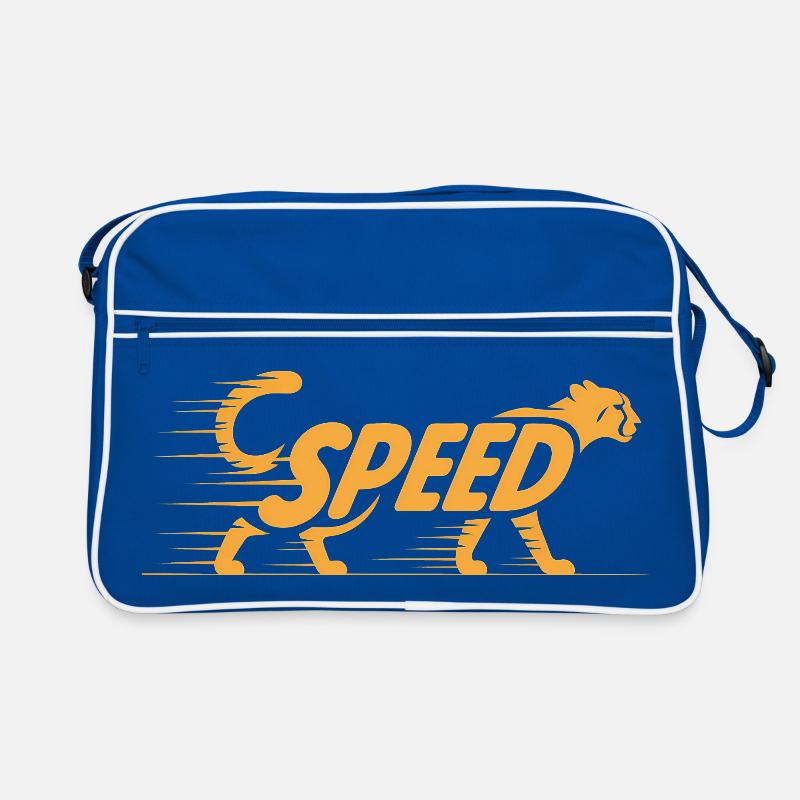 Cheetah Speed - Logo de chat cool Sac Retro