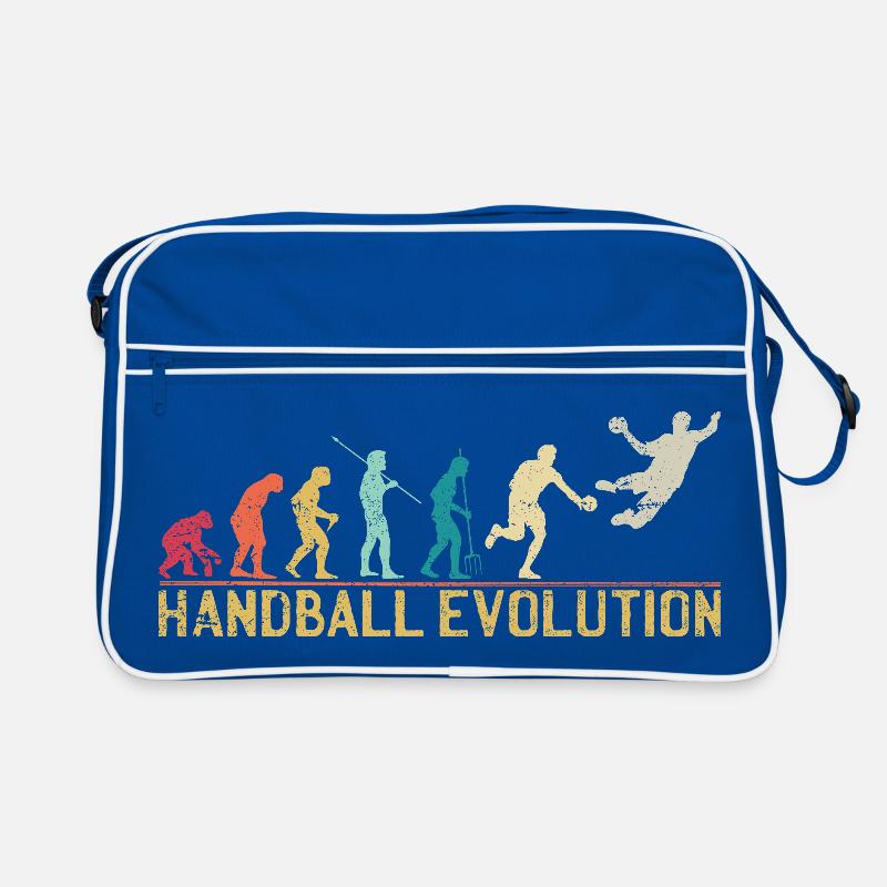 Handball Evolution Progression Design Retro Tasche