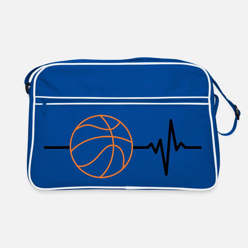 Le basket, c’est ma vie, mon cœur, mon terrain Sac Retro
