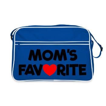 Favorite Child Mom's Darling I'm Mom's Favorite - Retro Bag - blue/white - Front