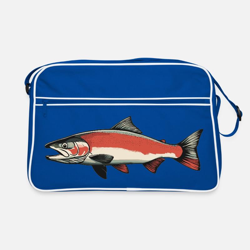 Lachse Lachs Retro Tasche