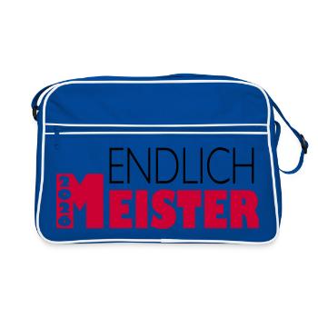 Finally champion 2026 - Retro Bag - blue/white - Front