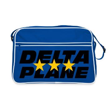 Logo Delta Plane Étoiles d'Excellence - Sac Retro - bleu/blanc - Devant