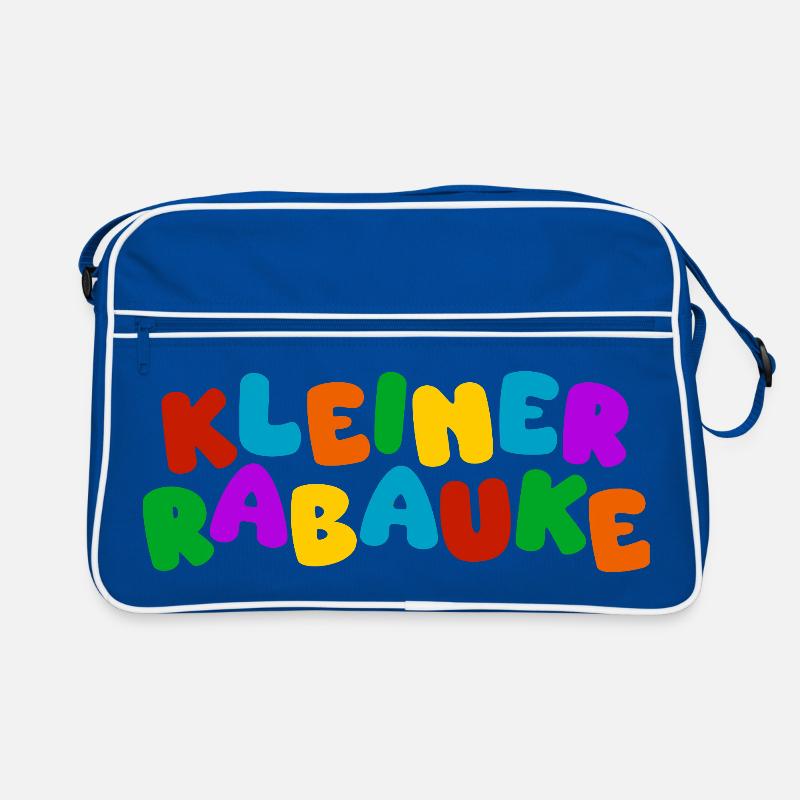Kleiner Rabauke - bunte Typo Retro Tasche