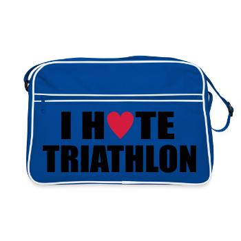 triathlon - Retro Tasche - Blau/Weiß - Vorne