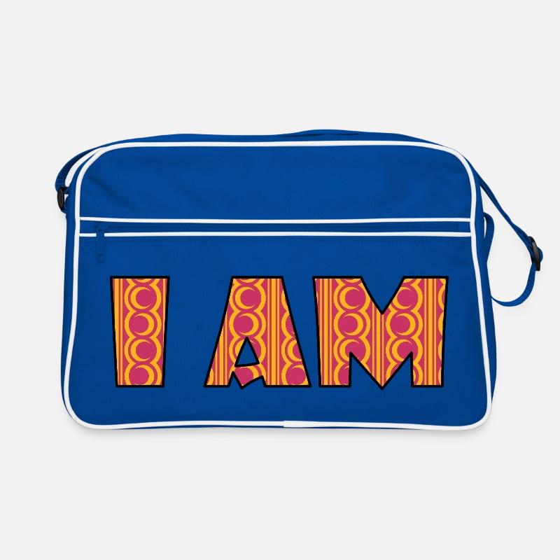 I am - ich bin Retro Tasche