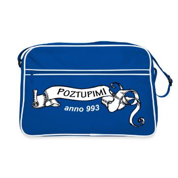 POZTUPIMI ANNO 993 - Retro Bag - blue/white - Front