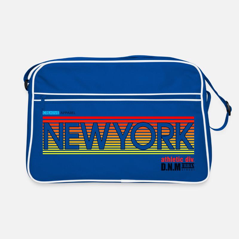 Neon Skyline de New York Sac Retro