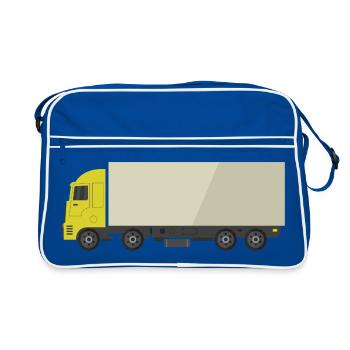 Truck - Retro Bag - blue/white - Front