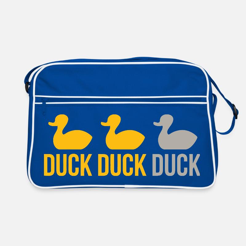 Tri-Duck Repetition Emblem Retro Bag