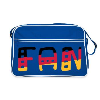 FAN - Shirt Germany - Retro Bag - blue/white - Front