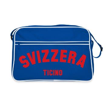 TICINO Svizzera Switzerland Schweiz - Retro Bag - blue/white - Front