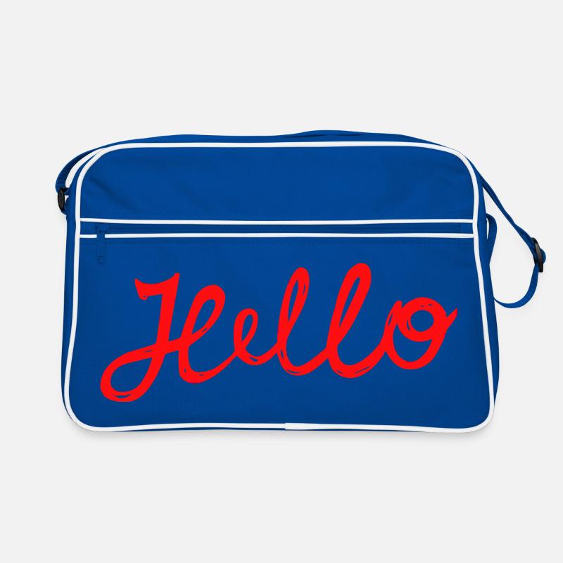 Hello Greeting Retro Bag