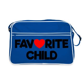 Enfant préféré - Sac Retro - bleu/blanc - Devant