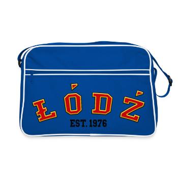 Łódź Fondé en 1976 - Sac Retro - bleu/blanc - Devant
