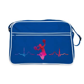 Cheerleader Cheer Mom Cheerleading - Retro Bag - blue/white - Front