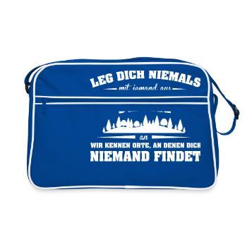 LND Jena - Retro Tasche - Blau/Weiß - Vorne