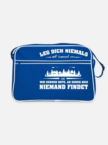 LND Jena - Retro Tasche - Blau/Weiß - Vorne