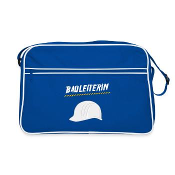 Construction manager - Retro Bag - blue/white - Front