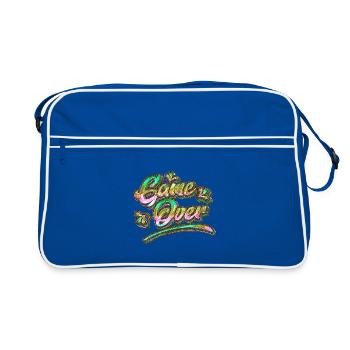 Game Over Graffiti - Sac Retro - bleu/blanc - Devant
