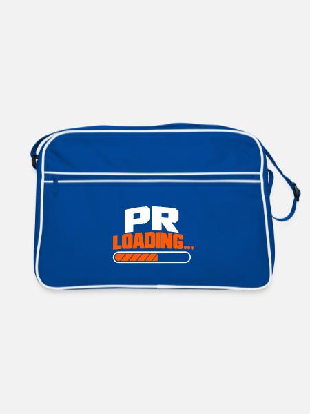 PR-Laden... für Läufer - Retro Tasche - Blau/Weiß