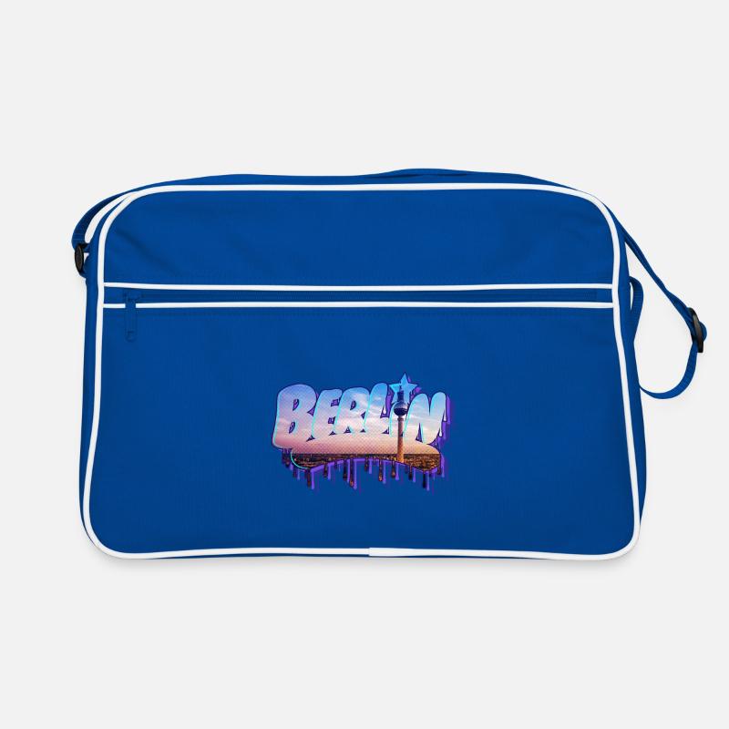 Berlin Graffiti Lettering Retro Bag