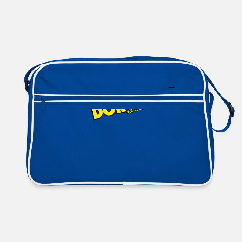 Dortmund - Retro Tasche - Blau/Weiß