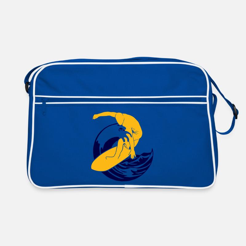 Surfboard | Surfer | Surf Retro Tasche