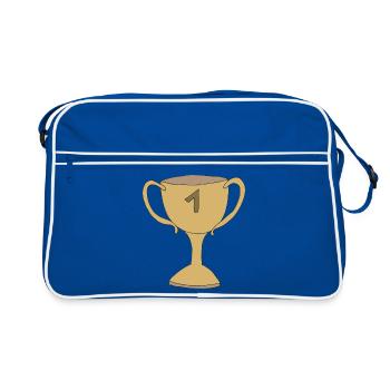 coupe d’or - Sac Retro - bleu/blanc - Devant