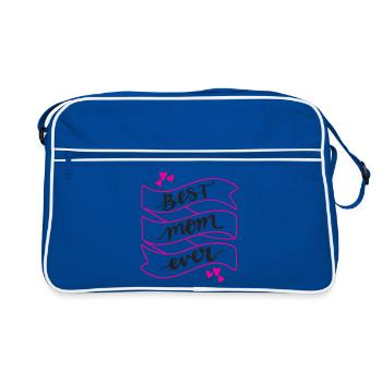 Meilleure maman de tous les temps - Sac Retro - bleu/blanc - Devant