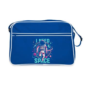 I need Space Astronaut - Retro Bag - blue/white - Front