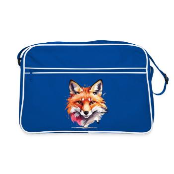 Renard mignon - Sac Retro - bleu/blanc - Devant