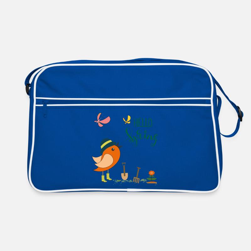 Hello Spring Garten Retro Tasche