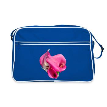 Trio de Fleurs Calla Roses - Sac Retro - bleu/blanc - Devant