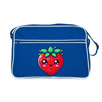 Fraise Fraises - Sac Retro - bleu/blanc - Devant