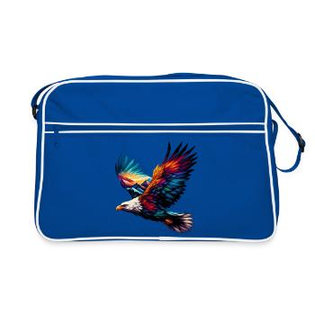 Eagle - Retro Bag - blue/white - Front