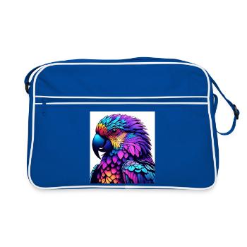 Colorful Era Illuminated Art - Retro Bag - blue/white - Front