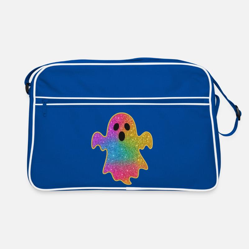 Halloween Rainbow Glitter Ghost Retro Bag