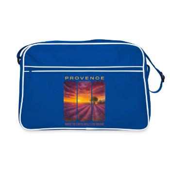 Lavande de Provence - Sac Retro - bleu/blanc - Devant