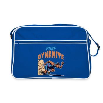 Sprinteur : Pure Dynamite - Sac Retro - bleu/blanc - Devant