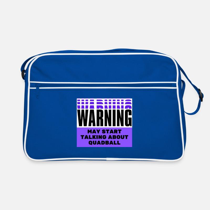 Avertissement peut commencer à parler de quadball. Sac Retro