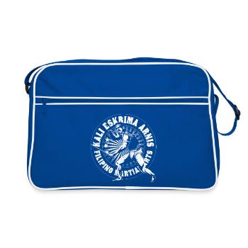 Kali Eskrima Arnis - Sac Retro - bleu/blanc - Devant
