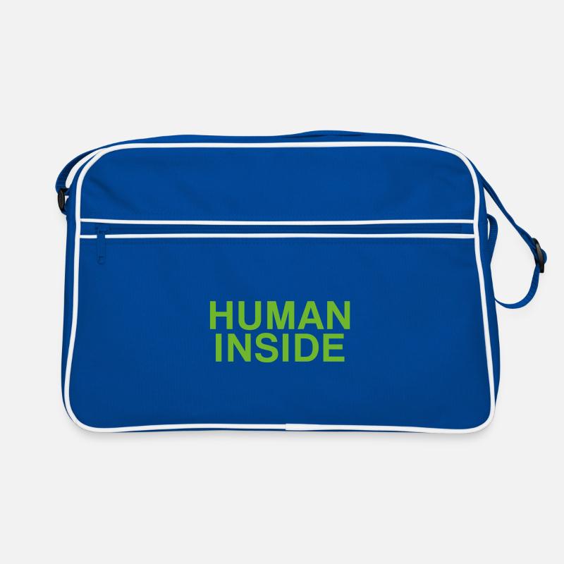 CONCEPTION DE TEXTE HUMAN INSIDE Sac Retro