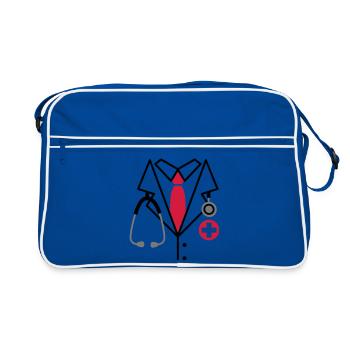 Doctor - Retro Bag - blue/white - Front