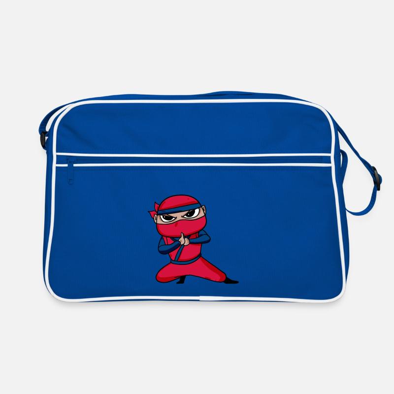 Ninja Rot Retro Tasche