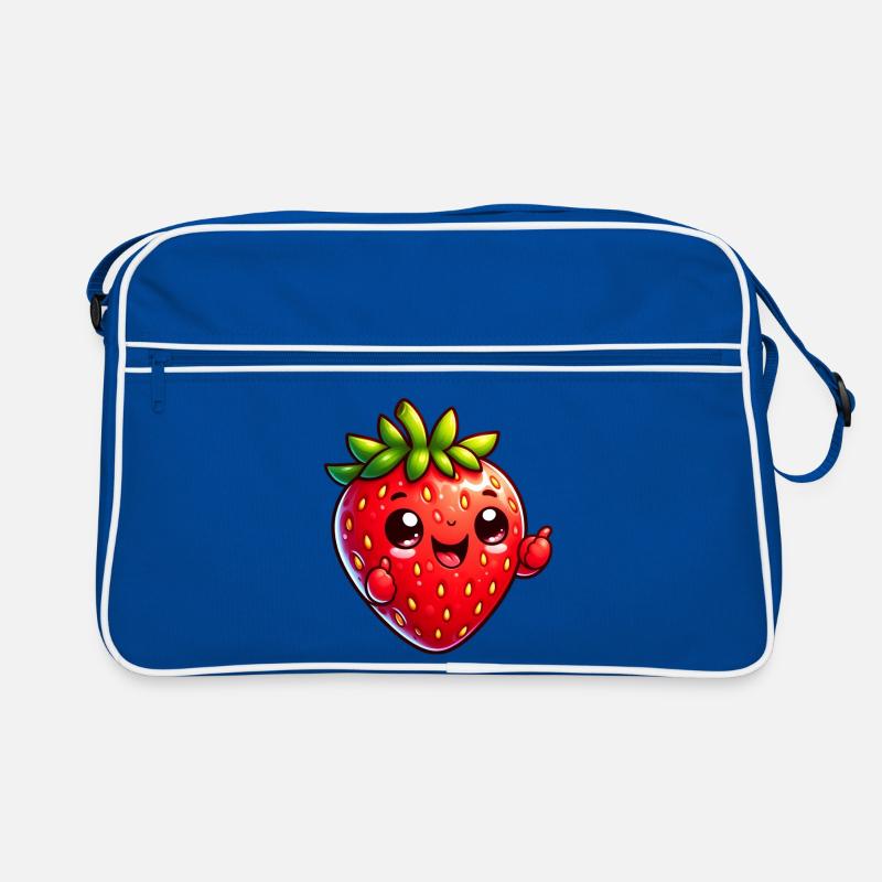 Erdbeer-Erdbeeren Retro Tasche