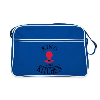 Tablier de chef - Sac Retro - bleu/blanc - Devant