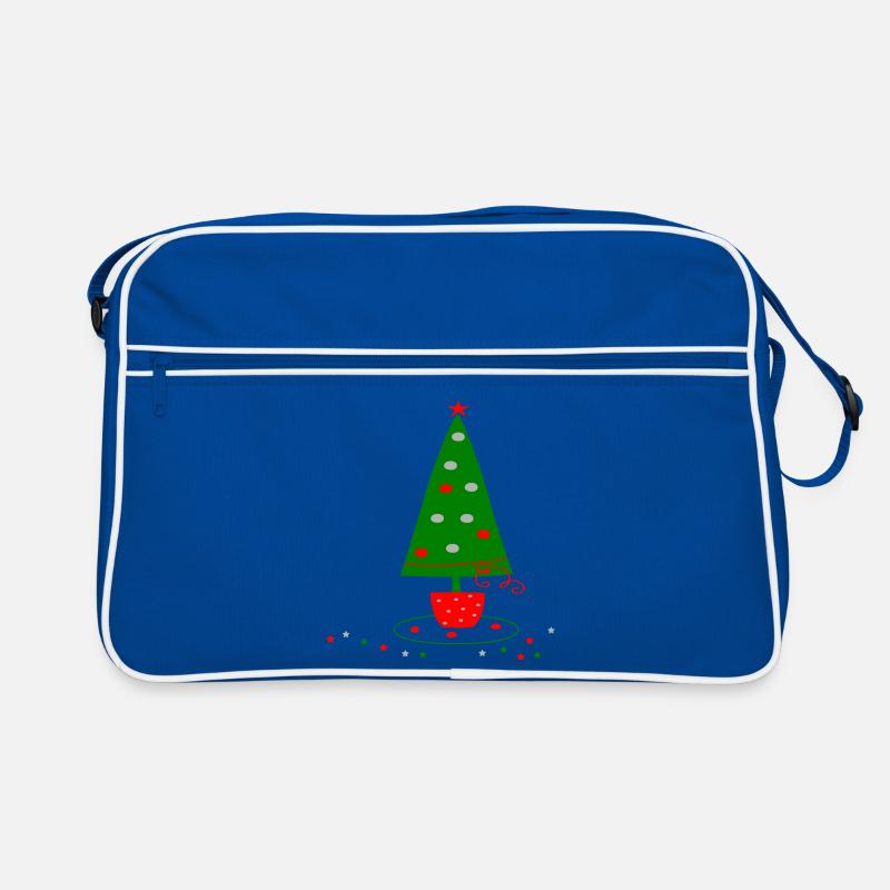Weihnachtsbaum  Retro Tasche